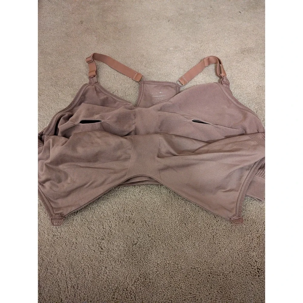 Kindred Bravely Nursing Bra XL‎ Regular Mauve Pink Sublime Seamless Racerback